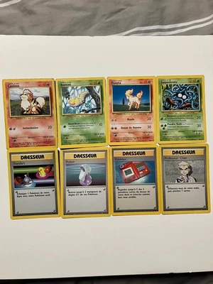 Lot 8 Cartes /102 Pokémon Set de Base Wizards Edition 1 Français - Photo 1/4