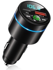 FM Transmitter for سيارة بلوتوث 5.3, لاسلكي FM Radio سيارة محول