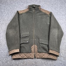 Barbour Fleece Mens XXXL Green Duracotton Jacket Country Shooting Outdoor Casual