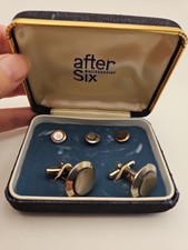 Set Of Tuxedo Buttons And Cuff Links