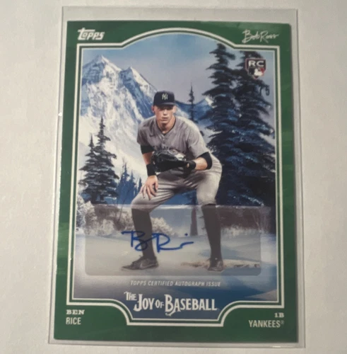 Ben Rice 2025 Topps Ben Rice #84G Auto
