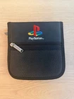 Vintage Sony Playstation PS1 20 Disc Game CD Zipper Holder Carrying Case Square
