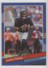 2021 Panini Clearly Donruss Clearly Retro 1991 Justin Fields #91-19 11s9