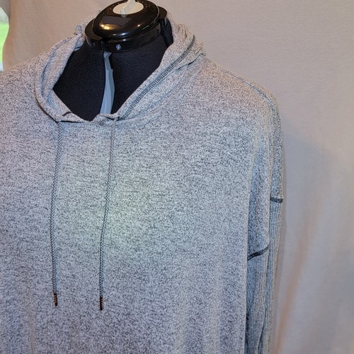 Livi Active 26/28 Heathered Gray Pullover Hoodie - Picture 5 of 11