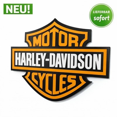 Motor Cycle Harley Davidson Schild