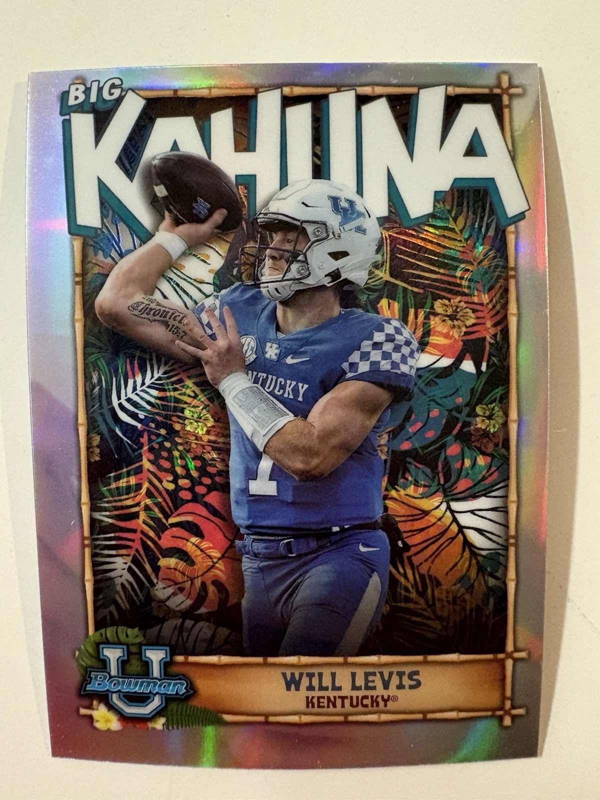 Will Levis trading card