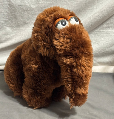 Vintage APPLAUSE Sesame Street 10'' SNUFFLEUPAGUS plush toy GREAT BROWN COLOR