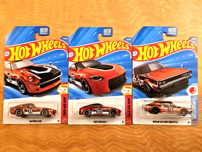 Set Of 3 New 2026 Hot Wheels- '23 Nissan Z, Skyline 2000 GTR