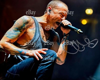 Chester Bennington Linkin Park Autographed 8x10 Photo Reprint -CP2