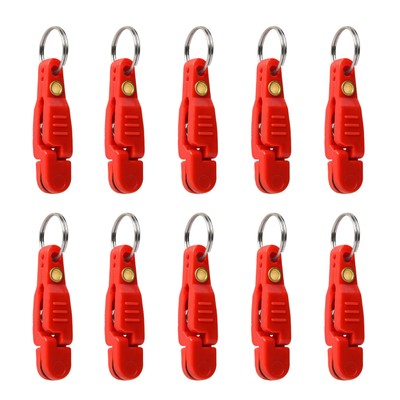 10pcs Red Quick-Release Clips With Strong Gripping Force For Sea Fishing New