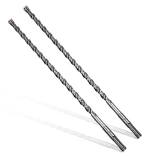 3/8x12 SDS-Plus Rotary Hammer Drill Bit, Carbide Tip 4-Cutter for Brick,Stone...