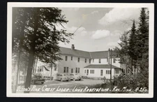 Minnesota-MN-Ray-Olson's Pine Crest Lodge-Lake Kabetogama-Car-Vintage RPPC Photo