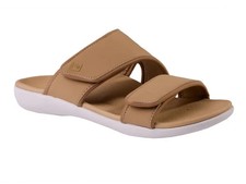 Spenco Kholo Nuevo Orthotic Slide Sandals SP1064CMP Champagne Women's Size 9.5 B