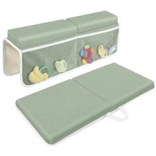 JJGoo Bath Kneeler with Elbow Rest Pad Set, 1.5 inch Kneeling Pad Mat 