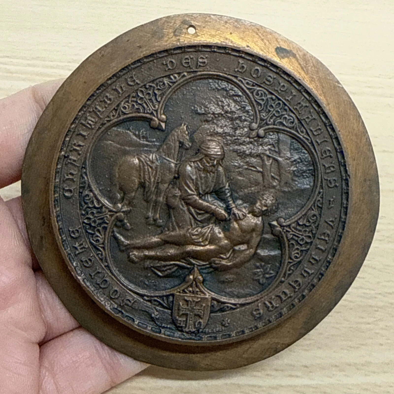 Médaille Société Charitable Des Hospitaliers Veilleurs