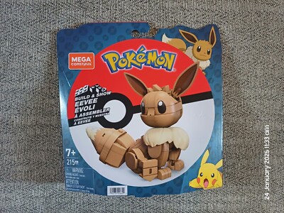 Pokémon Mega Construx Eevee Bauset 215 Teile Steine Konstruktionsspielzeug, Neu