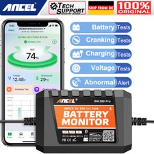 🔥2026 ANCEL BM300 PRO 6V 12V 24V Profi Auto Batterietester KFZ Testgerät Prüfer