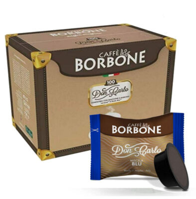 Kaffeekapseln Bourbon Don Carlo Blaue Mischung Kompatibel System A Modo Mio 7,2g