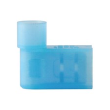 14-16AWG Nylon Flag Female Insulated Wire Crimp Connectors Spade Terminals Blue