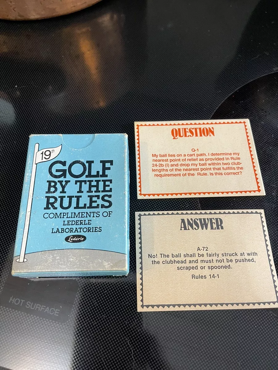 Golf - Card Game Rules