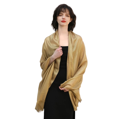 Maxi Bufanda Elegante Chal Hilo Brillante Cubreshoulder Estola Ceremonia - Imagen 8 de 17
