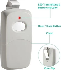 2PCS for Linear 3089 Garage Door Opener Remote 308911 MCS308911 10 dip 300mhz US