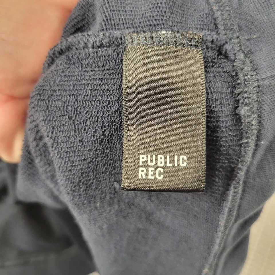 Public Rec мужской средний Pima хлопок пуловер темно-синий насмешливый шеи толстовка читать - Изображение 3 из 4