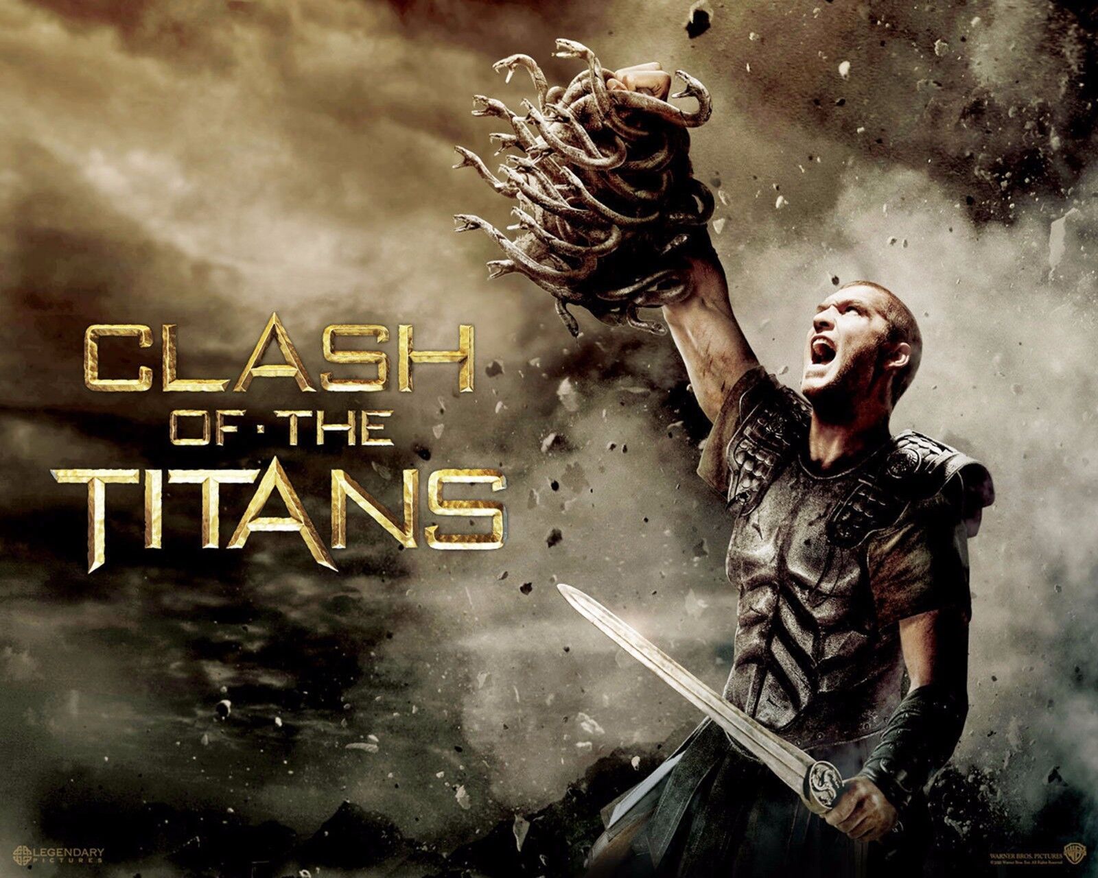 Clash of the Titans” & “Wrath of the Titans” 2 DVD's w/ Sam