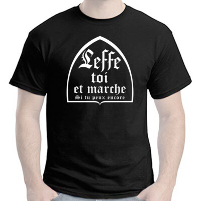 HUMOR T-SHIRT - LEFFE TOI ET WALK - LUSTIGES BIER GESCHENK GEBURTSTAG WEIHNACHTEN 