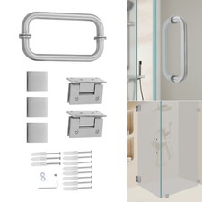 Bathroom Fixing Fittings Hinges and Handles, Bathroom Glass Door Fixing Fittings
