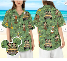Tropical Mickey & Friends Safari 3D HAWAII SHIRT HALLOWEEN GIFT BEST PRICE
