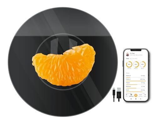 Portable Food Scale. Tracks Calories, Nutrition, Cholesterol, Micros, Macros ...