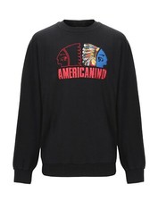 Felpa Shirt Sweater AMERICANINO Classic Logo & Indiani Pull Over XS S Paninaro