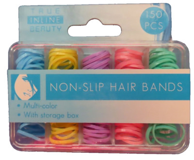 150 Pack Mini Rubber Bands Elastic Bands Non Slip Small Hair Ties Assorted Color | eBay