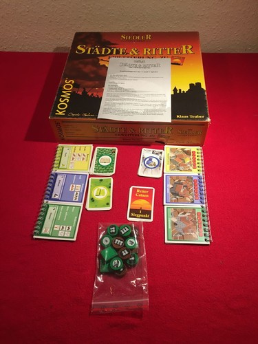 DIE SIEDLER VON CATAN STÄDTE & RITTER 5/6 SPIELER ERWEITERUNG HOLZVERSION