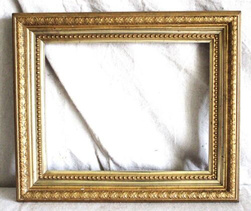 ANTIQUE FITS 8 X 10" PICTURE FRAME GOLD GILT AESTHETIC WOOD VICTORIAN FINE ART - Picture 2 of 20