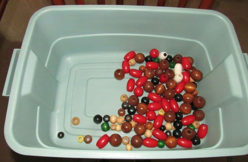 Lot of Vintage Wooden Hippie Beads - Hippy 1970's #4