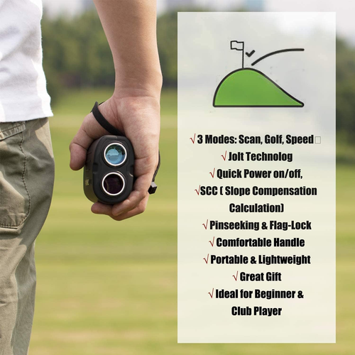 GS03 Laser Golf/Hunting Rangefinder, 1000/1200 Yards Laser Range Finder with 6X - Picture 7 of 12