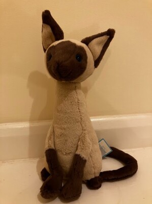 JELLYCAT ORIGINAL I AM IRIS SIAMKATZE BRANDNEU MIT ETIKETT IRI3SC
