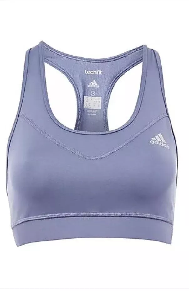 Adidas Techfit Climalite Sports Bra, Sports Top, Size Xtra Small