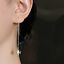 miniature 62  - Pearl Zircon Long Tassel Crystal Earrings Stud Drop Dangle Wedding Women Jewelry