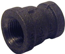 Acoplamiento 1/2x1/4 negro