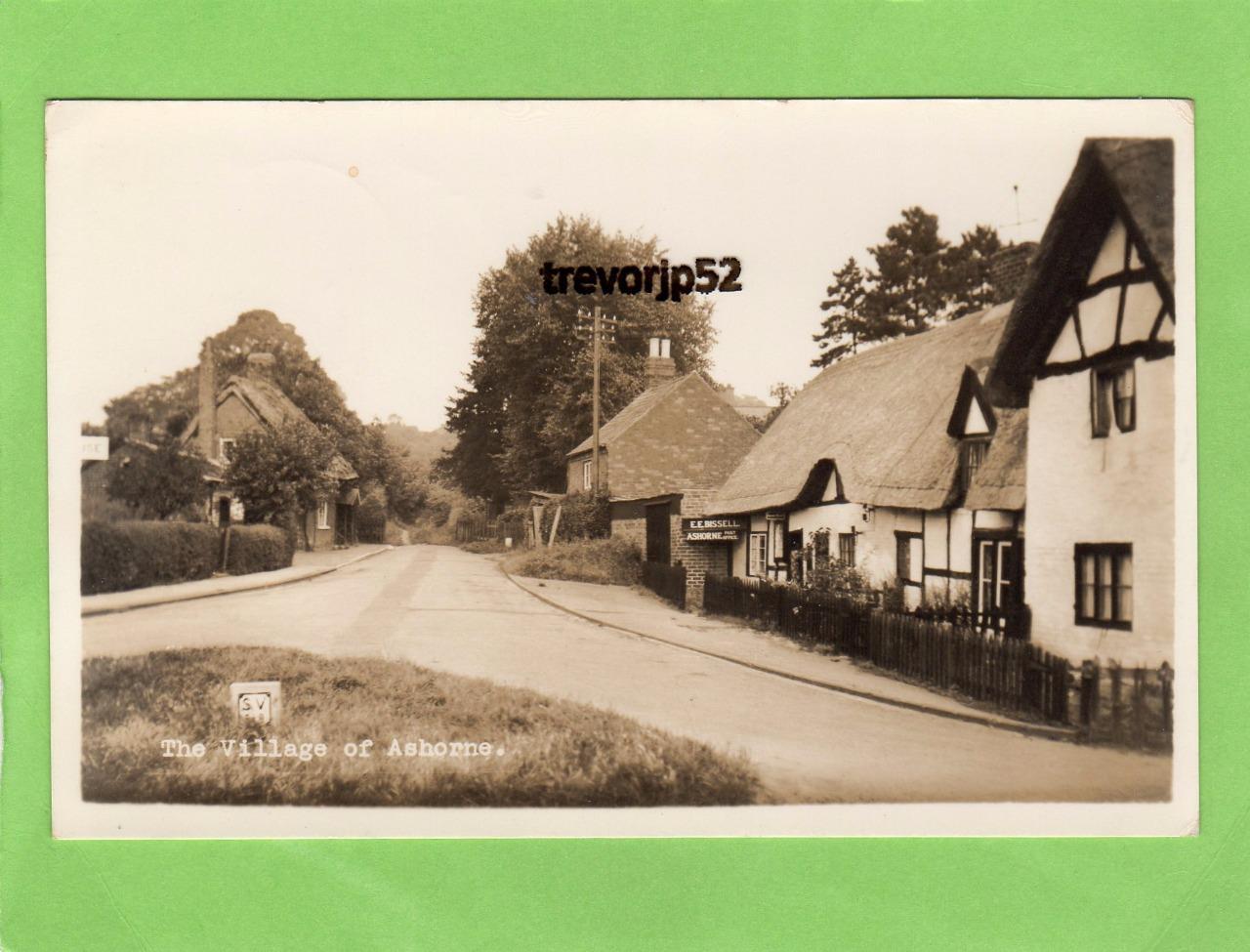 Ashorne Post Office Nr Leamington Spa RP pc used 1960 Landscape View