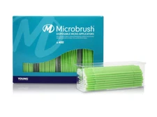 Microbrush Disposable Micro-Applicator TIps 400/pk Dispenser PR400G Reg Green
