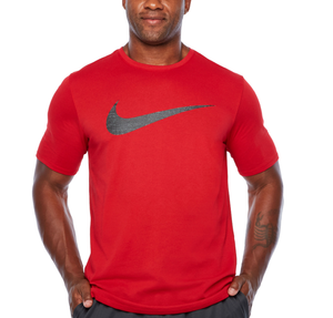 Nike Tee Athletic Cut Men's Dri-Fit SWOOSH LOGO Gym Red T SHIRT 3XLT | eBay