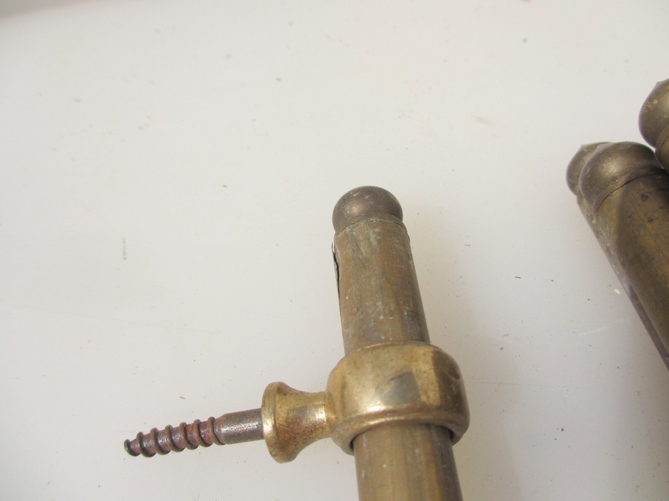 Antique Brass Stair Rods & Clips x15 Vintage Victorian French 31.5"L eBay