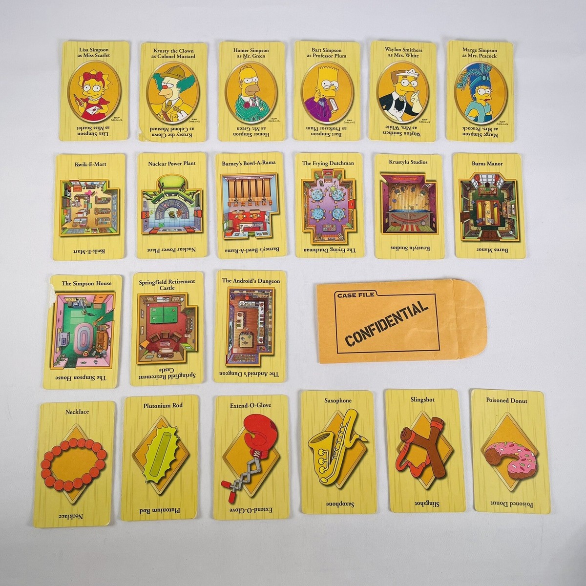 8bitdo Xbox THE SIMPSONS CLUEDO Detective Notes Note Pad (24 Sheet