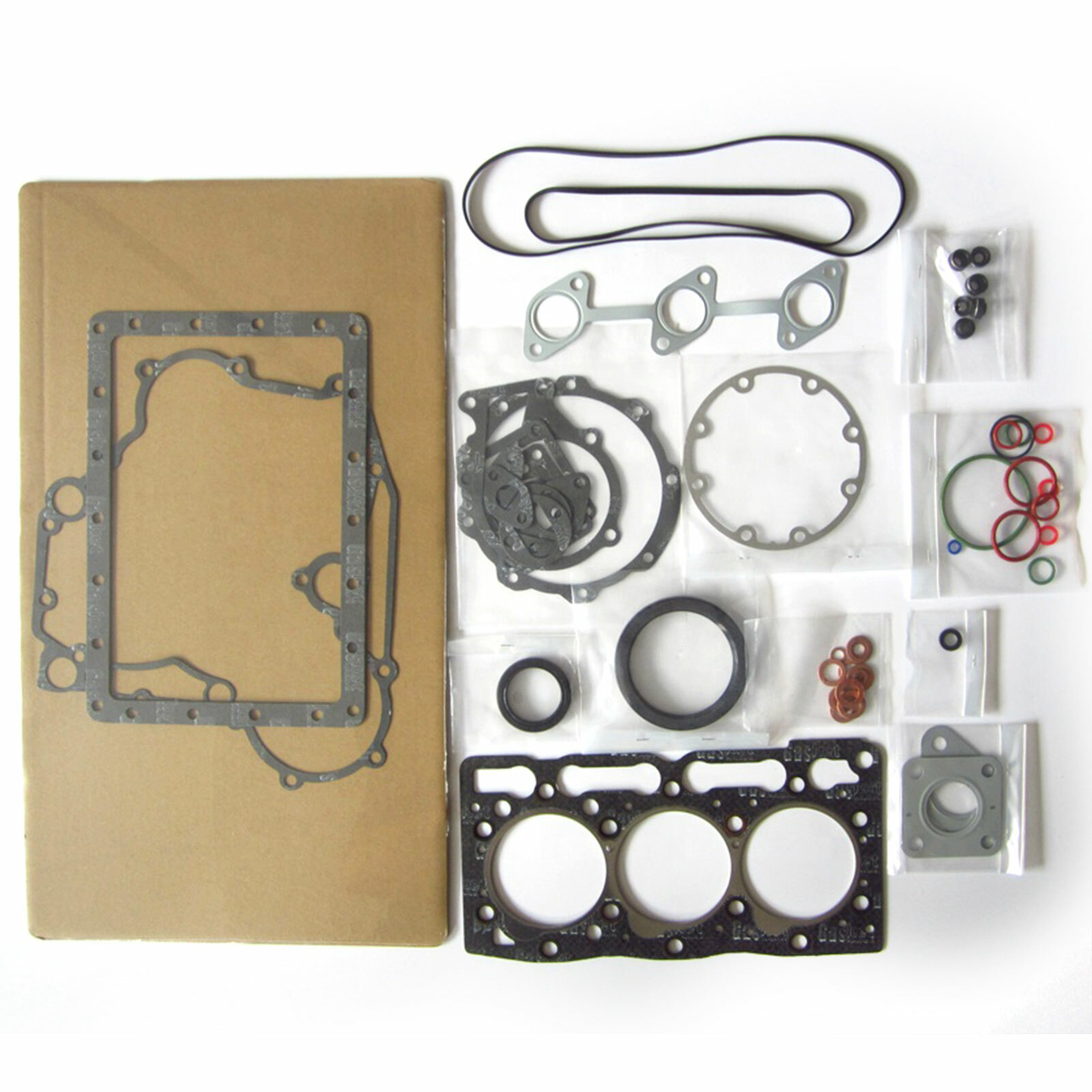 New For Kubota D1105 Complete Cylinder Head with Valves Spring +Full Gasket Kit