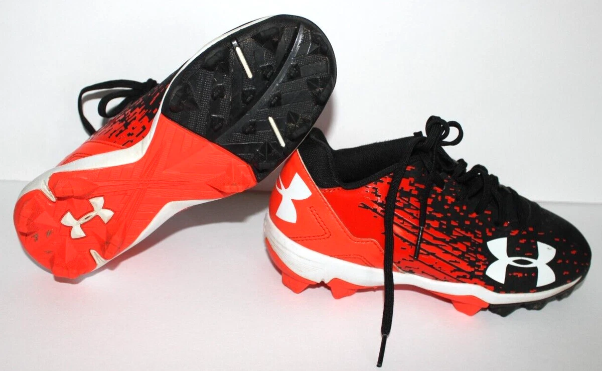 Kids orange deals baseball cleats