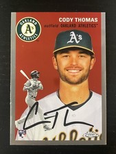 2023 Topps Chrome Platinum Anniversary Cody Thomas RC Rookie Card Athletics #104